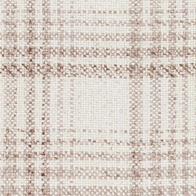 Inara Light Brown Plaid Area Rug