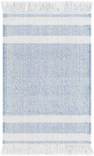 Loic Silver Blue Area Rug