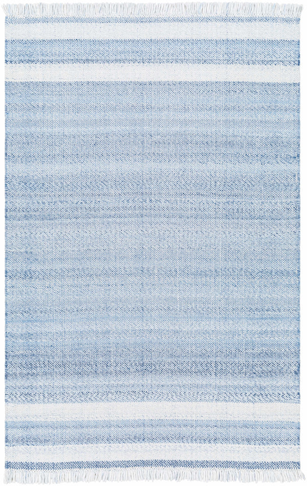 Loic Silver Blue Area Rug