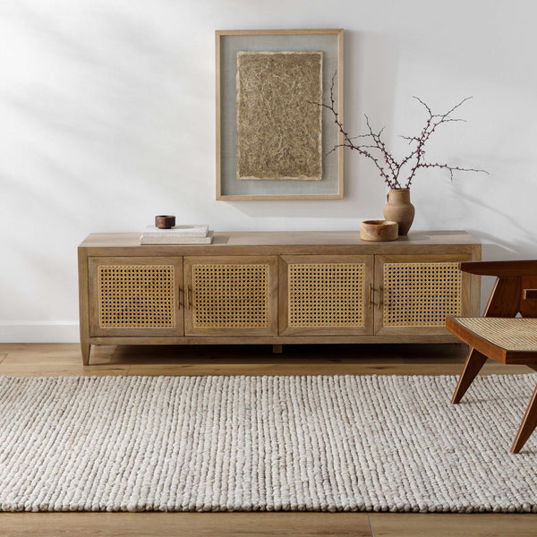 Olisa Cream Wool Area Rug