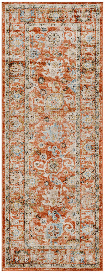 Darda Rust Area Rug