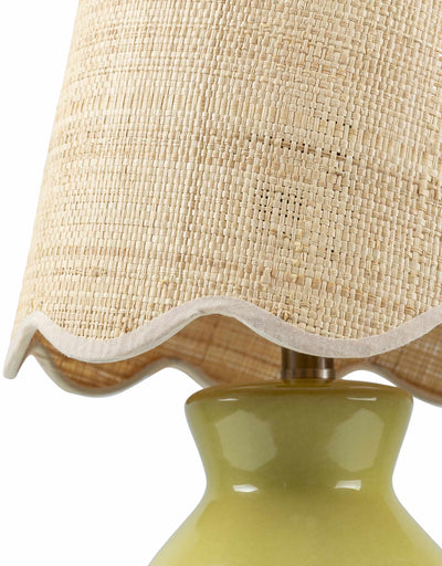 Salgareda Olive Rattan Table Lamp