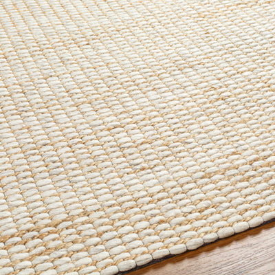 Riki Cream Jute-Wool Blend Rug