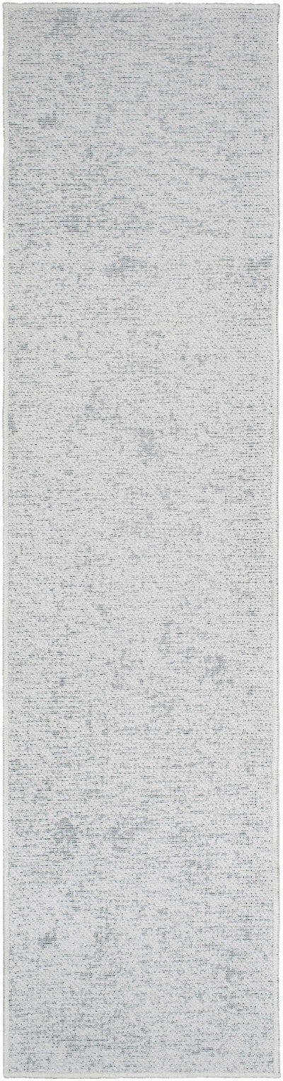 Isako Cream & Gray Solid Washable Area Rug