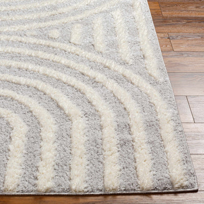 Arnel Gray & Beige Area Rug