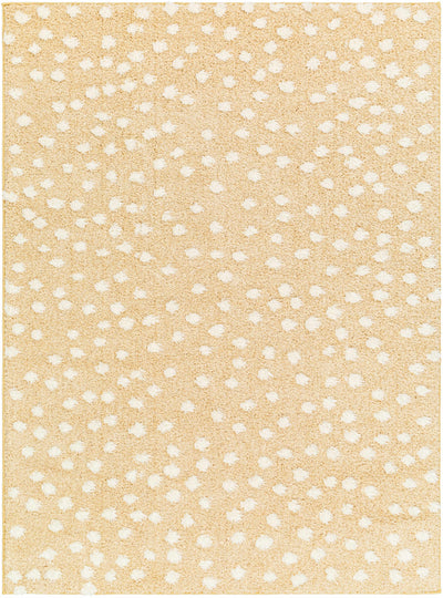 Bernt Beige Polka Dot Area Rug