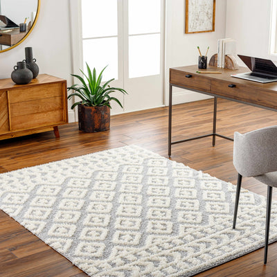 Felix Beige-Gray Plush Area Carpet