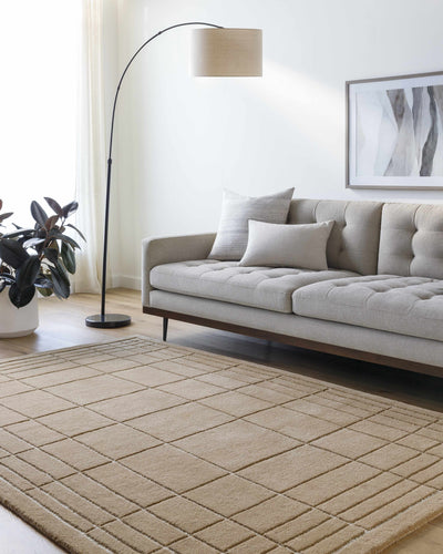 Sedna Brown Wool Area Rug