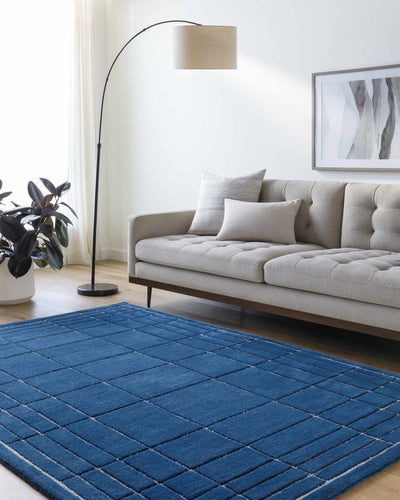 Sedna Navy Wool Area Rug