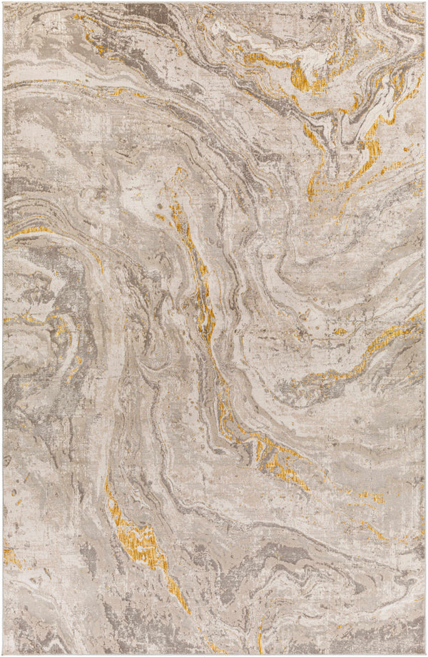 Beige Akins Marble Rug - Clearance