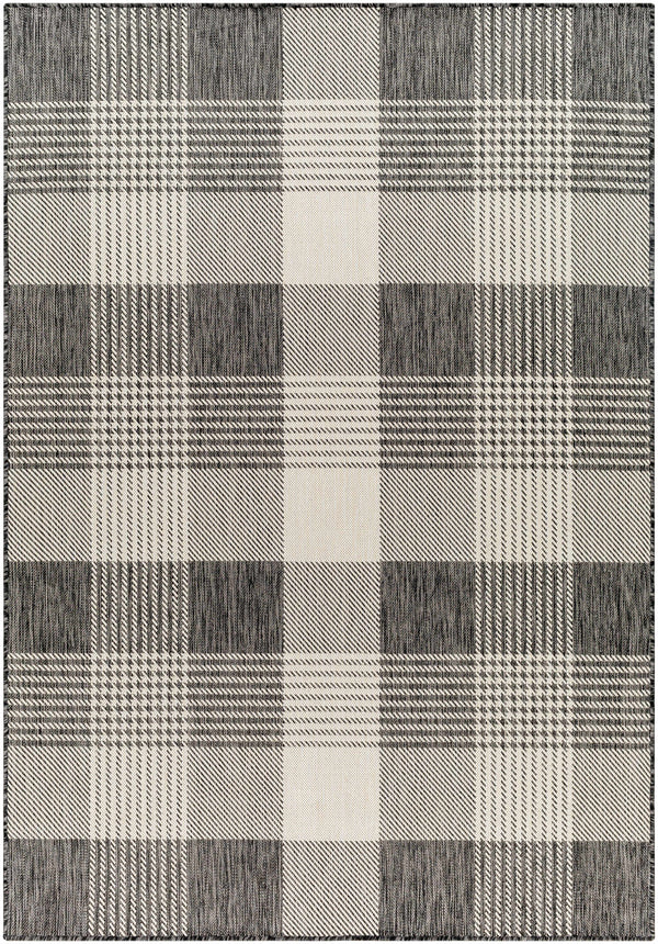 Aubin Gray & Nutmeg Plaid Area Rug