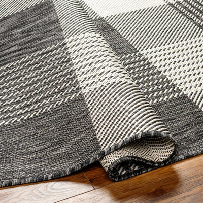 Aubin Gray & Nutmeg Plaid Area Rug