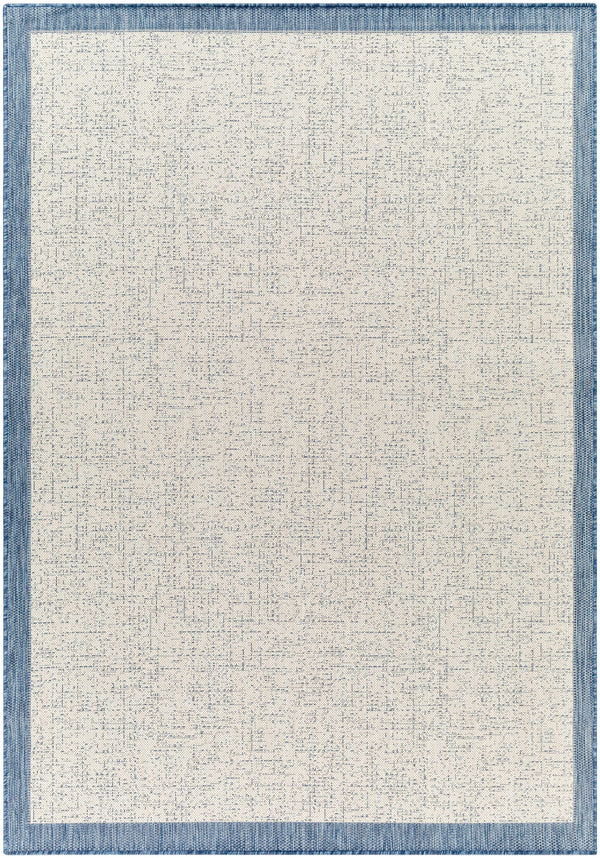 Demas Blue & Cream Area Rug