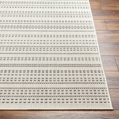 Galen Black & White Area Rug