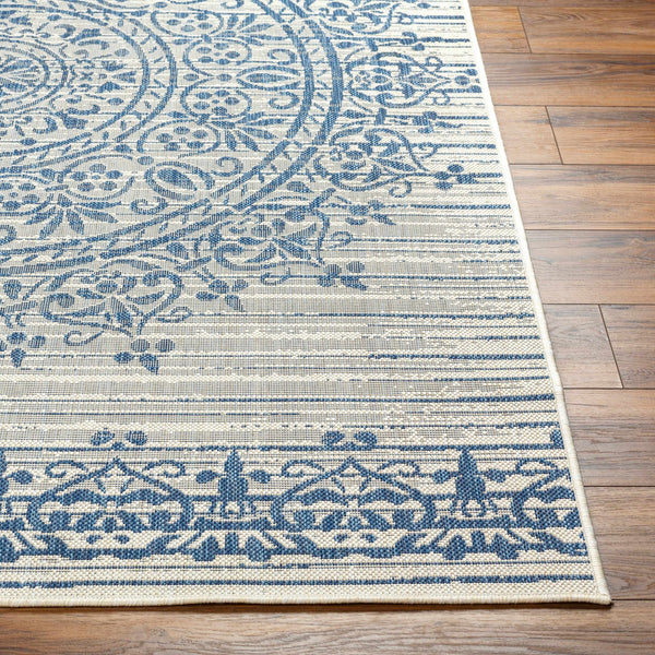 Honza Silver Blue Area Rug