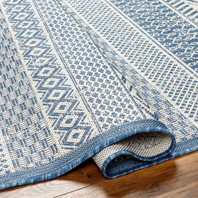 Humla Blue Aztec Area Rug