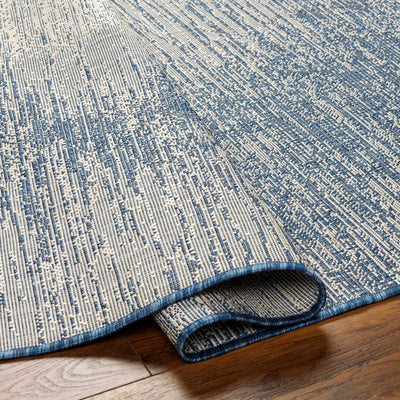 Medi Silver Blue Area Rug