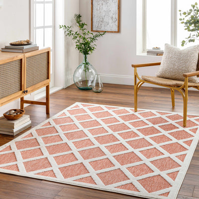 Akuna Orange Outdoor Rug - 6x9 Clearance