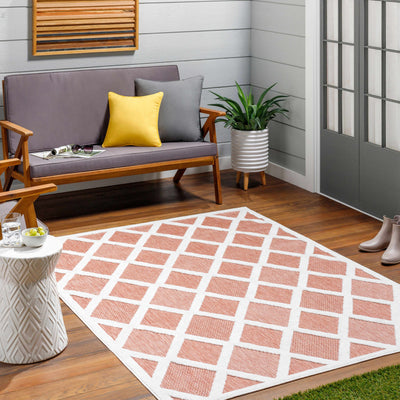 Akuna Orange Outdoor Rug - 6x9 Clearance