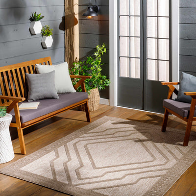 Anja Tan Outdoor Rug - Clearance