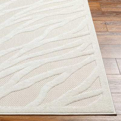 Astra Zebra Print Cream Outdoor Rug - Clearance