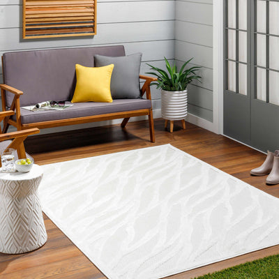 Astra Zebra Print Cream Outdoor Rug - Clearance