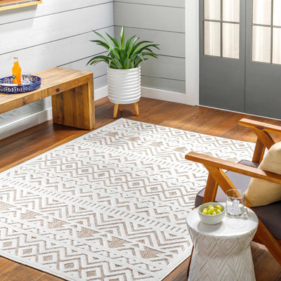 Bayle Tan Outdoor Rug - Clearance