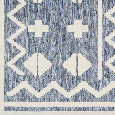 Elio Blue Outdoor Rug - Clearance