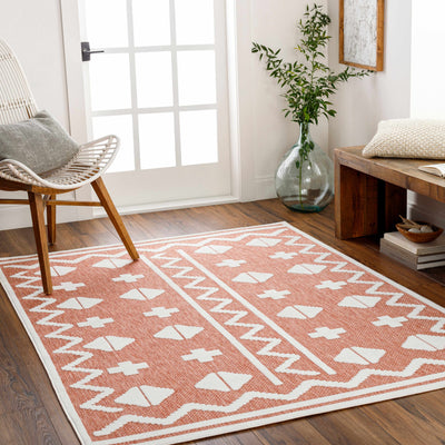 Elio Orange Outdoor Rug - Clearance