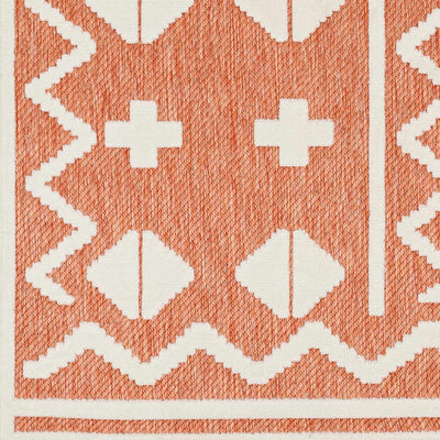 Elio Orange Outdoor Rug - Clearance