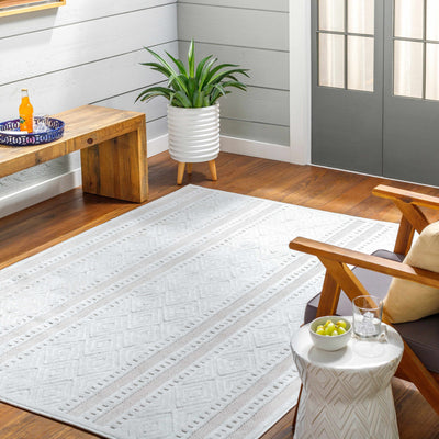 Enan Cream Outdoor Rug - Clearance