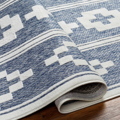 Hiro Blue Outdoor Rug - Clearance