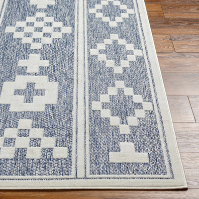 Hiro Blue Outdoor Rug - Clearance