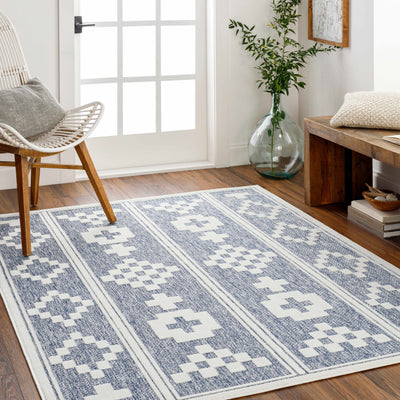 Hiro Blue Outdoor Rug - Clearance