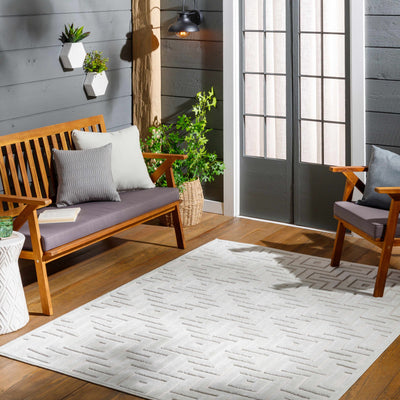 Zevi Cream Outdoor Rug - Clearance