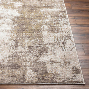 Duval Brown Abstract Area Rug