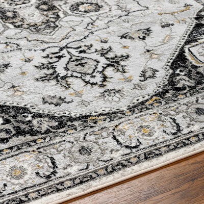 Gauri Gray Medallion Area Rug