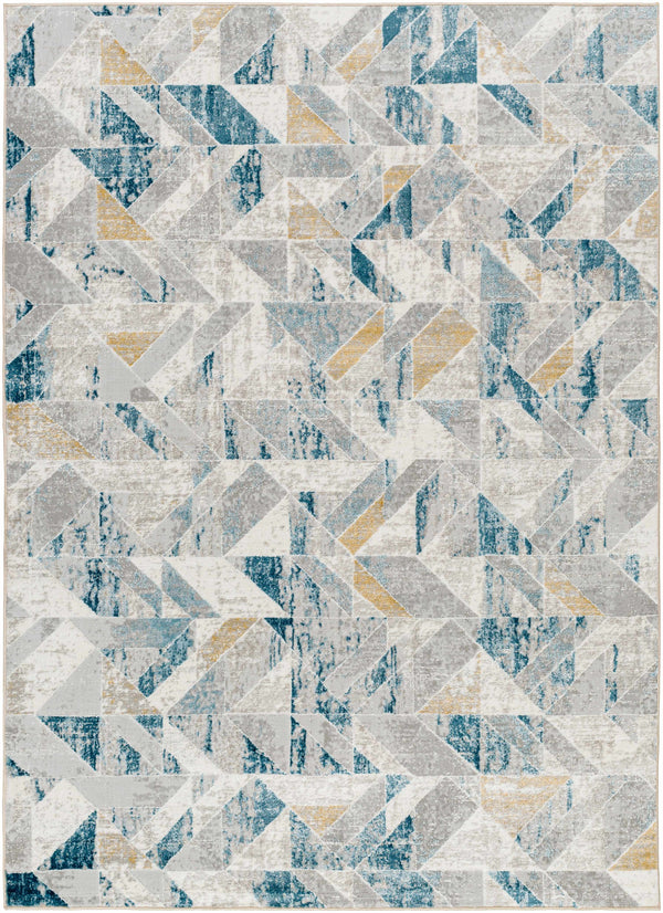 Gonca Blue Geometric Area Rug