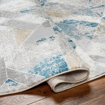 Gonca Blue Geometric Area Rug