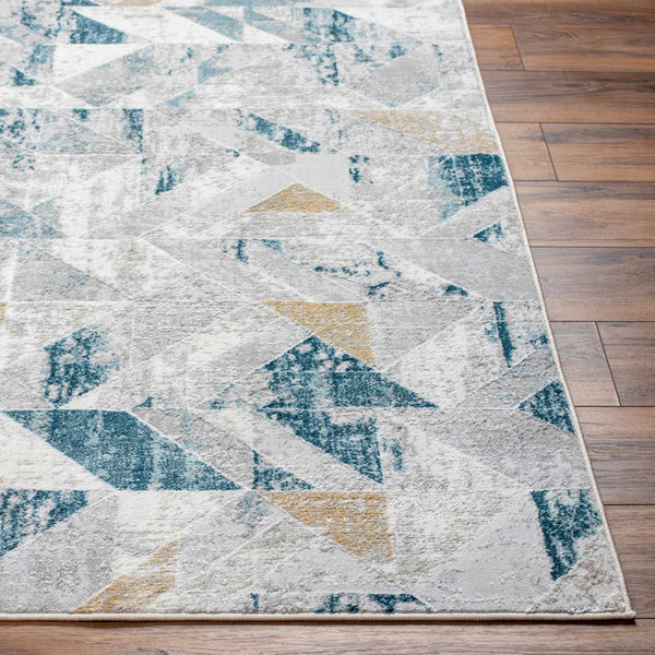 Gonca Blue Geometric Area Rug