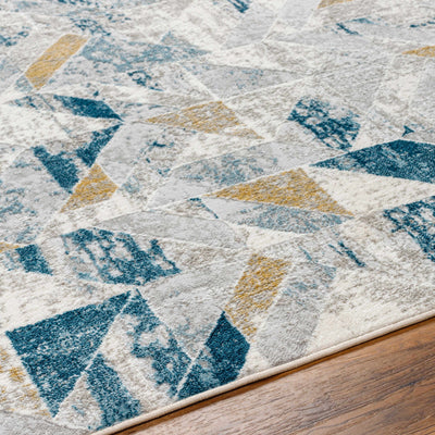 Gonca Blue Geometric Area Rug