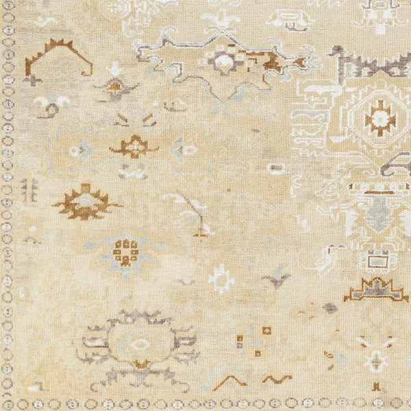 Danyl Hand Knotted Wool Oushak Rug