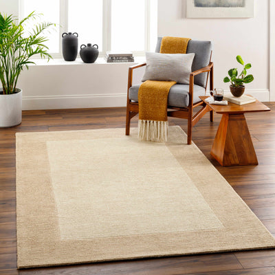 Amadi Beige Wool Area Rug