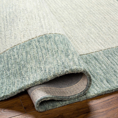 Amadi Green Wool Area Rug