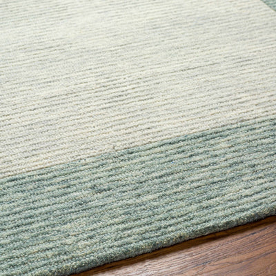 Amadi Green Wool Area Rug