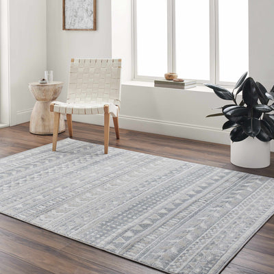 Beige Blue Chipo Area Rug - Clearance