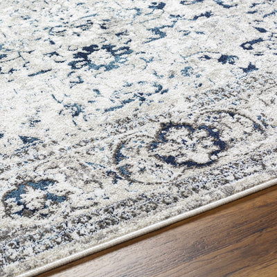 Juana Cream & Blue Area Rug - Clearance