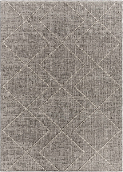 Atsuo Beige Gray Textured Rug