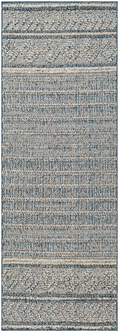 Beige Blue Dekel Area Rug