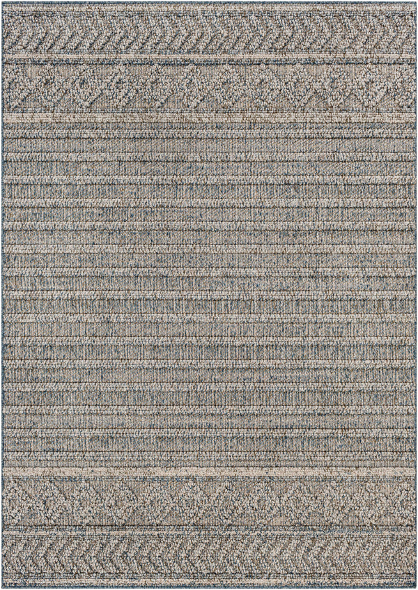 Beige Blue Dekel Area Rug